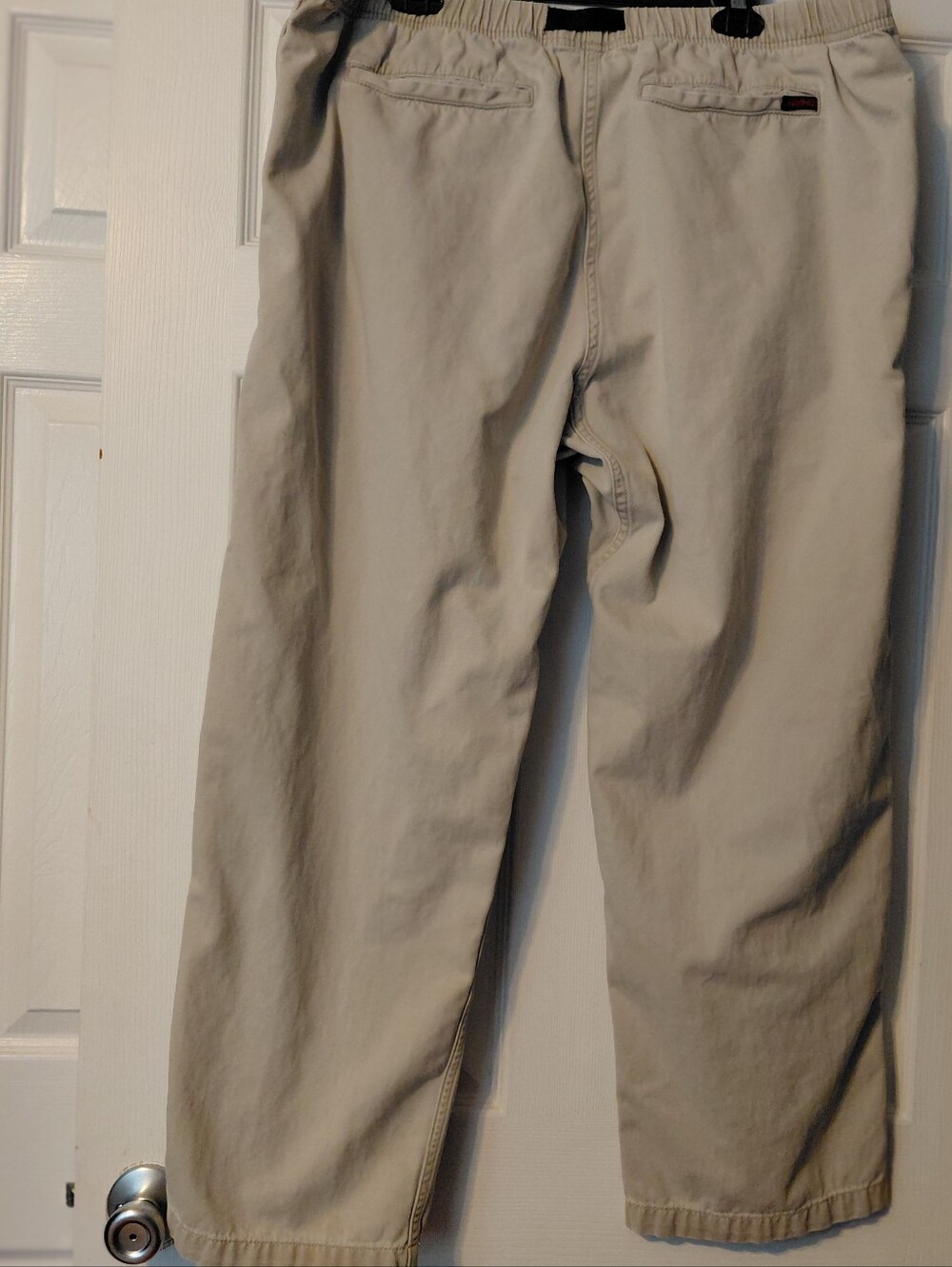 Gramicci Belted‎ 100% Organic Cotton Pants Men's Size XXL Light Tan - Picture 9 of 14